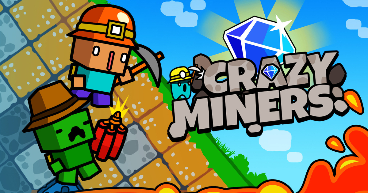 Crazy Miners - Dig, Race, and Win!